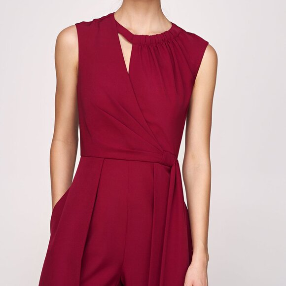 Kay Unger Isaline Walk Thru Jumpsuit NWT - Picture 4 of 5